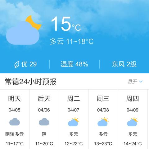 常德天气预报15天查询，掌握未来天气，从容规划生活