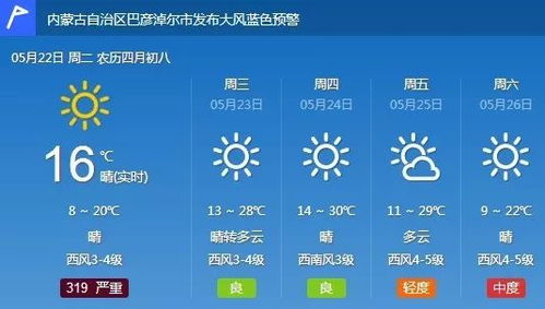 内蒙古未来15天天气预报，冷暖交替频繁，注意防风保暖